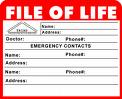 File of Life Card